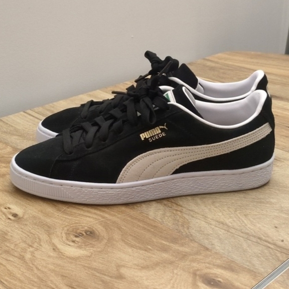 Puma Suede Classic, Black And White - Picture 3 of 5